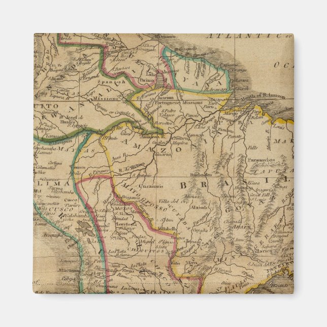 Aimant Amérique du Sud 7 (Devant)