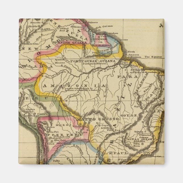 Aimant Amérique du Sud 7 (Devant)