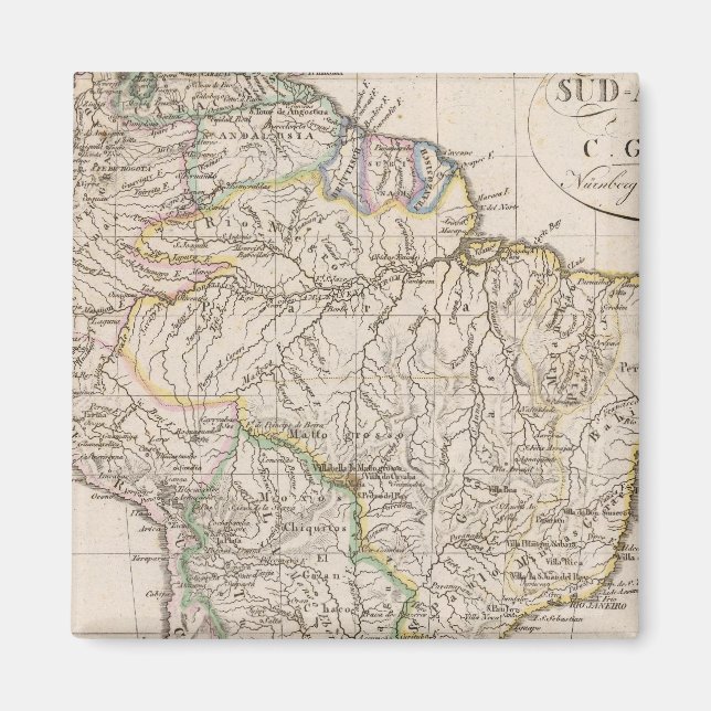 Aimant Amérique du Sud 9 (Devant)