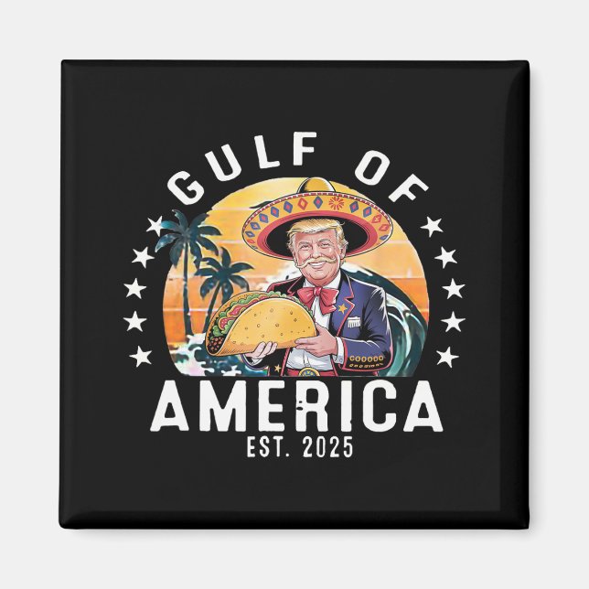 Aimant Amérique Est 2025 Président Trump (Devant)