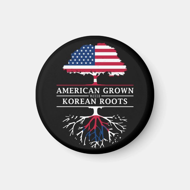 Aimant Amérique grandit avec des racines coréennes Corée  (Devant)
