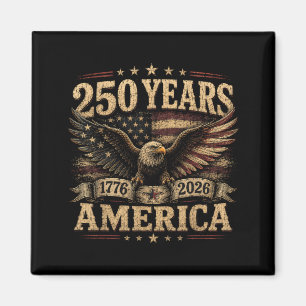 Aimant Amérique Rétro 250 Ans 250e Anniversaire États-Uni