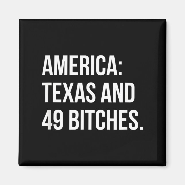Aimant Amérique Texas Et 49 Es  (Devant)