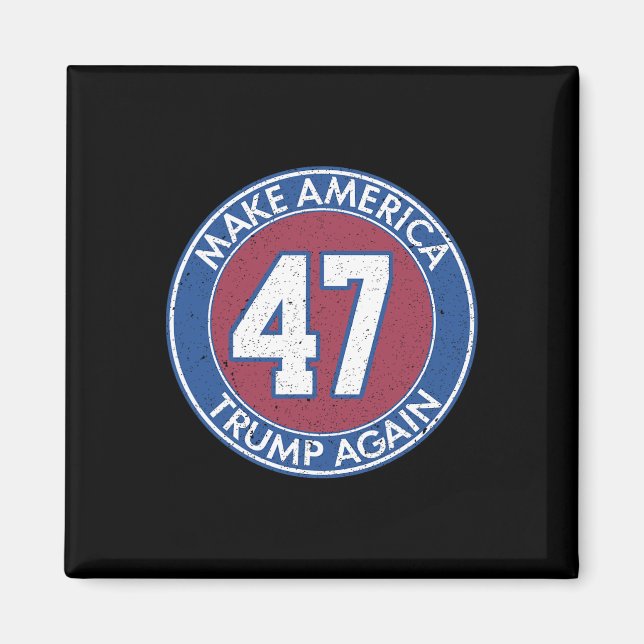 Aimant Amérique Trump 47 (Devant)