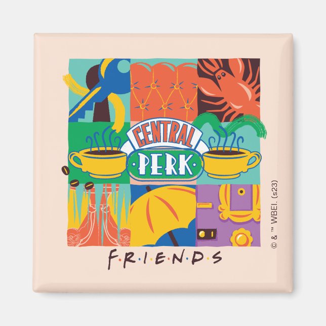 Aimant AMIS™ | Central Perk Vibrant Graphic (Devant)