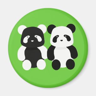 Aimant amis de panda de kawaii
