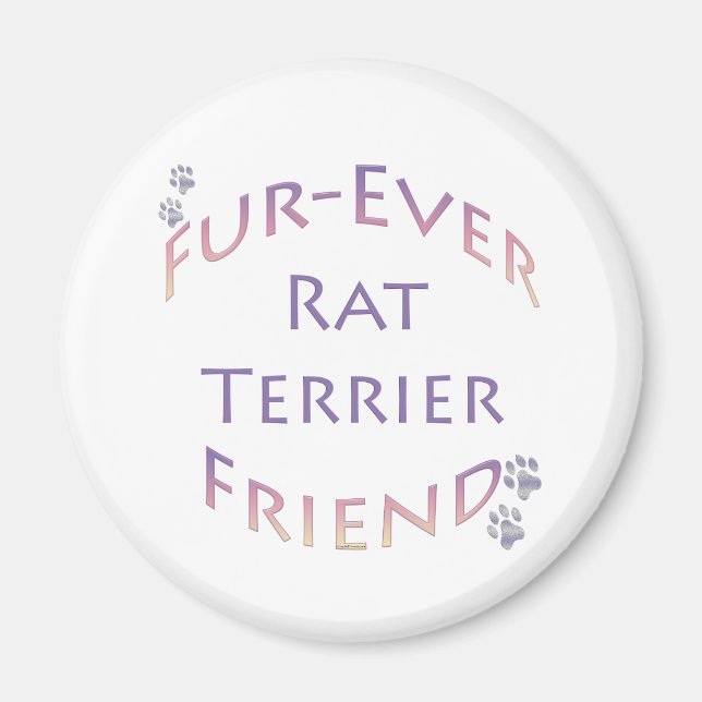Aimant Amis de Rat Terrier Furever (Devant)