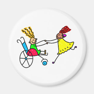 Aimant Amis handicapés