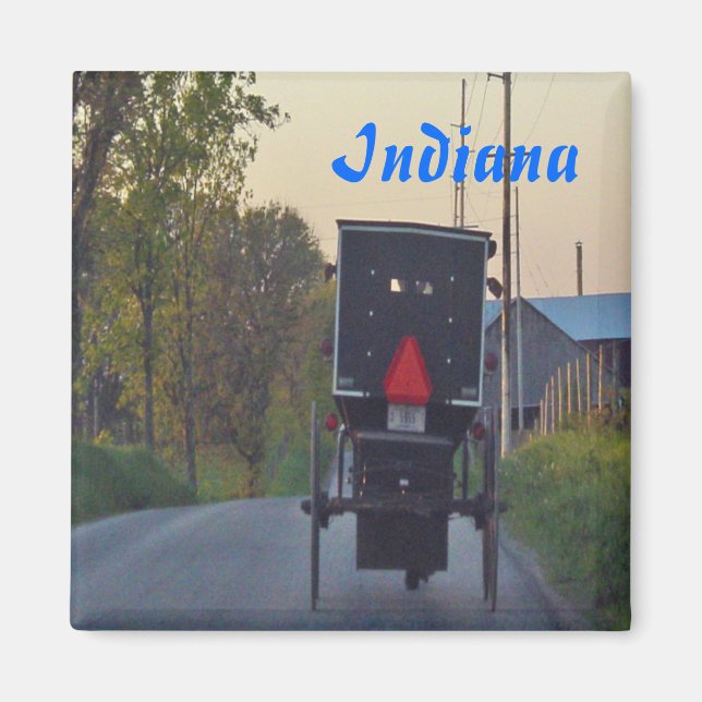 Aimant Amish Buggy (Devant)