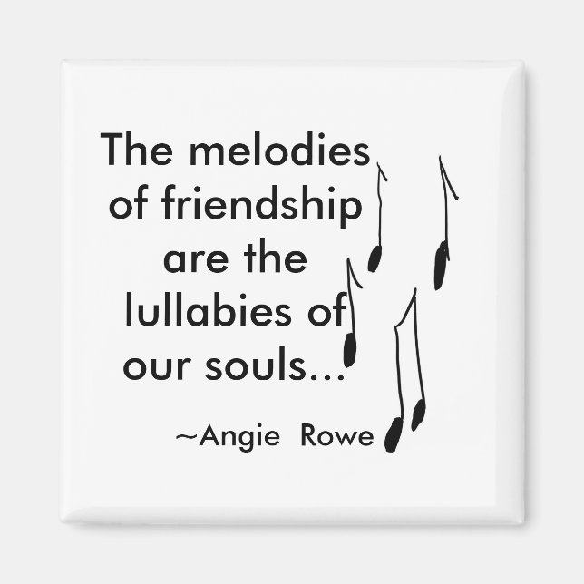 Aimant Amitié avec devis (Devant)