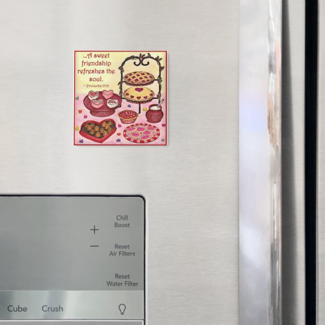 Aimant Amitié douce (In situ (réfrigérateur))