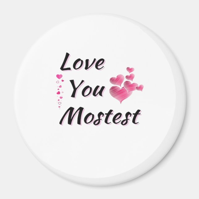 Aimant Amour à Toi Plus Plus Style Rétro Ludique  (Devant)