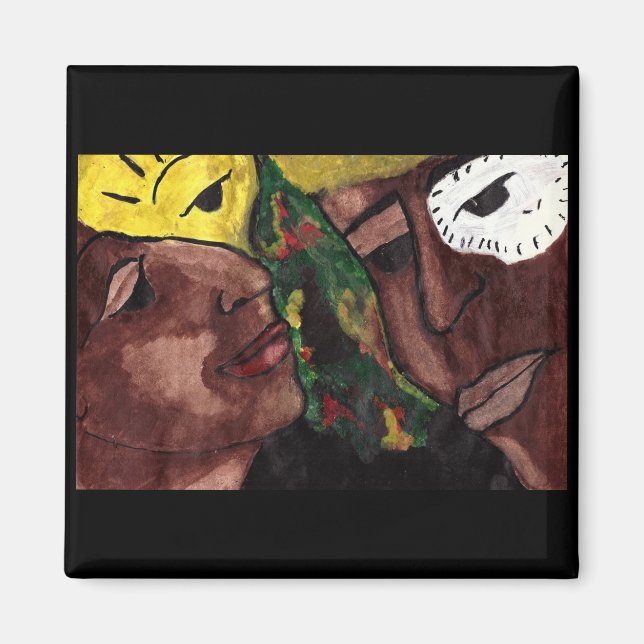 aimant AMOUR AFRICAIN (Devant)