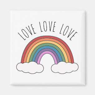 Aimant Amour Arc-en-ciel Amour Amour