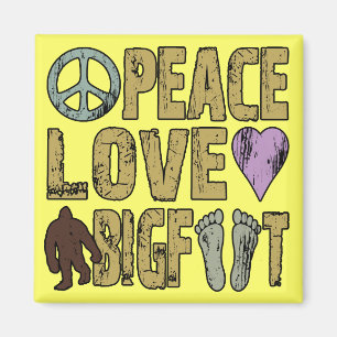 Aimant Amour Bigfoot de paix