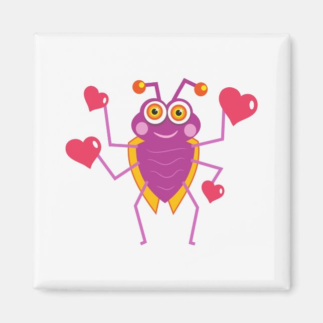 Aimant Amour Bug (Devant)