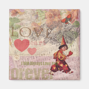 Aimant Amour Cœur Chéri Saint-Valentin Chérubin