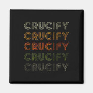 Aimant Amour Coeur Crucifier le Grunge Style Vintage Noir