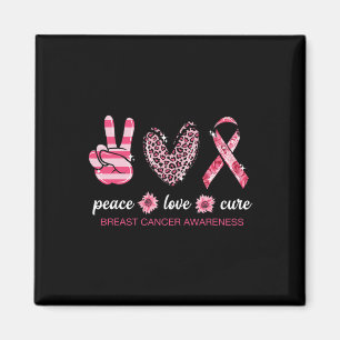 Aimant Amour Cure Pink Ribbon Sensibilisation au cancer d
