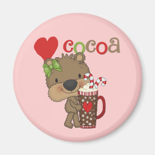 Aimant Amour de cacao d'ours de fille