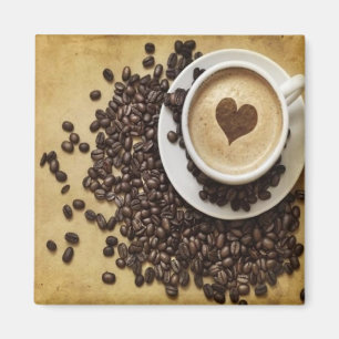 Aimant Amour de café