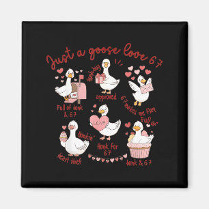 Aimant Amour de canard 67 Oie Saint-Valentin Amant Drôle 