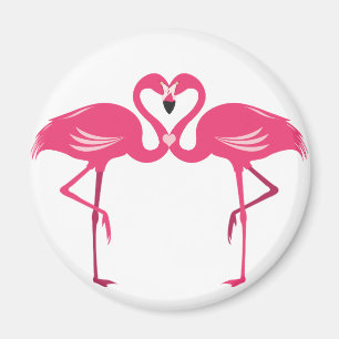 Aimant Amour de Flamant rose