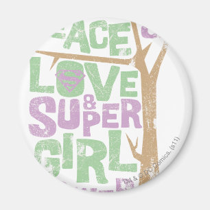 Aimant Amour de paix et puissance de Supergirl