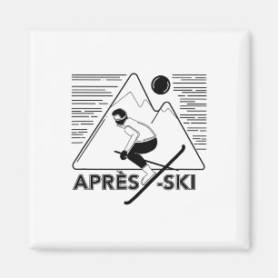 Aimant Amour drôle d'après-ski - Superbe cadeau pour les