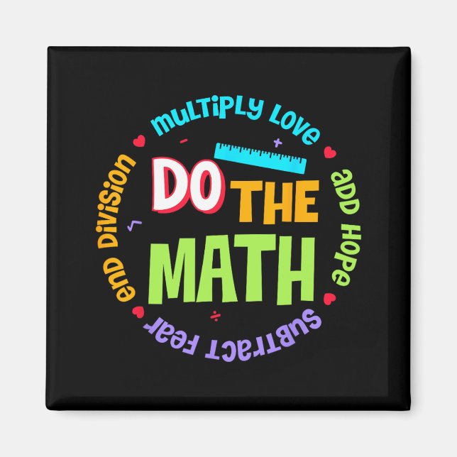 Aimant Amour Espoir Peur Faire Les Maths Test Day Stade T (Devant)