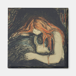 Aimant Amour et douleur (Le Vampire) (par Edvard Munch)