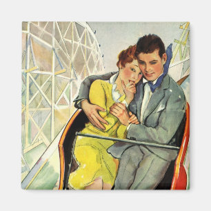 Aimant Amour et romance vintage, Montagnes russes