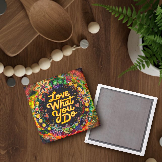 Aimant Amour Floral Inspirant Ce Que Vous Faites L'Inspir (Créateur téléchargé)