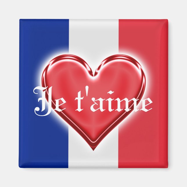Aimant Amour français (Devant)