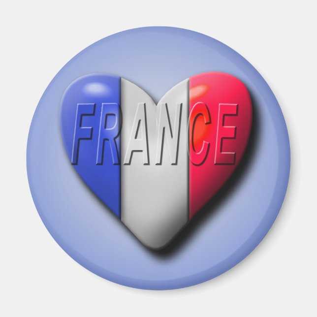 Aimant Amour France (Devant)