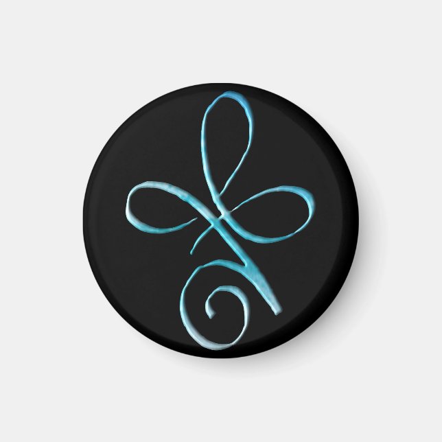 Aimant Amour inconditionnel turquoise (Devant)