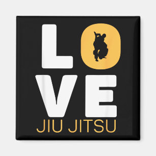 Aimant Amour Jiu Jitsu Judo Arts Martiaux Brésilien Bjj