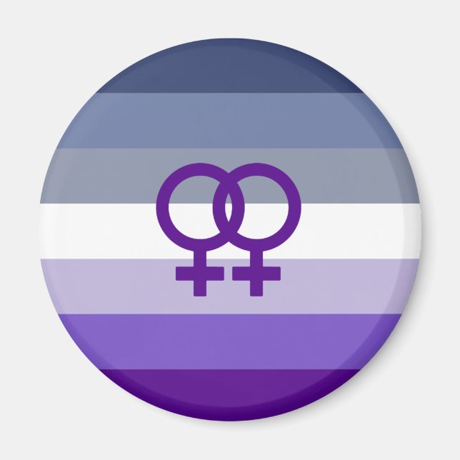 Aimant Amour Lesbien Butch Fierté WLW (Devant)
