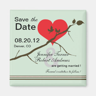 Aimant Amour -Magnet Réservez la date-3