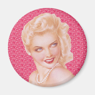 Aimant Amour rétro des années 1940