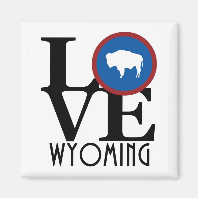 Aimant AMOUR Wyoming (Devant)