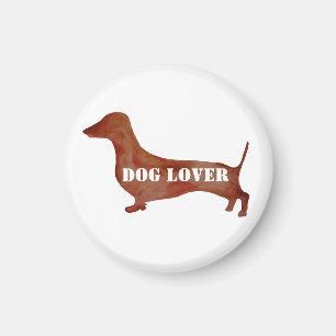 Aimant Amoureux de les chiens Dachshund Small, 3,2 Cm De