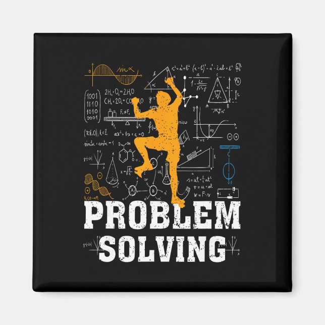 Aimant Amoureux de maths d'escalade de rocher Problème de (Devant)