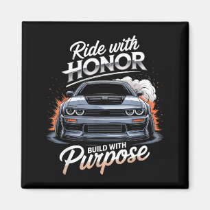 Aimant Amoureux de voiture Ride With Honor 