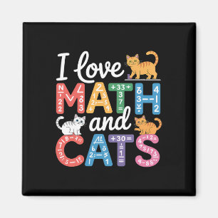 Aimant Amoureux des chats mathématiques Prof de maths drô