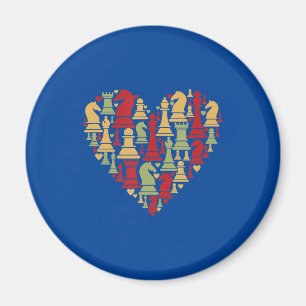 Aimant Amoureux des échecs J'Aime Vraiment Jouer Aux Éc