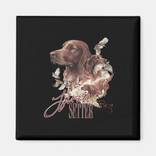 Aimant Amoureux du Setter Irlandais