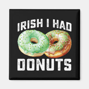 Aimant Amoureux irlandais de donuts drôle de la Saint-Pat