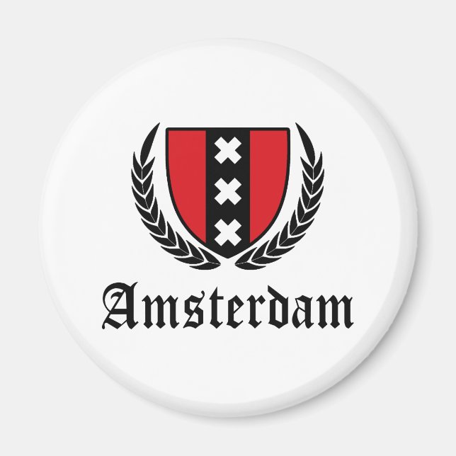 Aimant Amsterdam Crest (Devant)