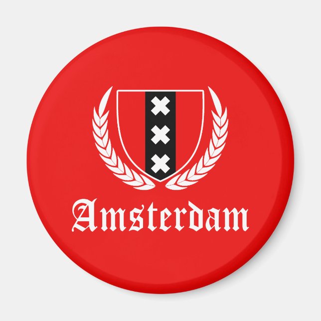 Aimant Amsterdam Crest (Devant)